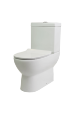 BR1002R УНИТАЗ-КОМПАКТ HDC639P Creo безободковый  нано белый	с сиденьем