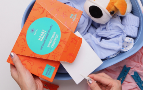 Пластины для стирки детского белья BioTrim Nanny