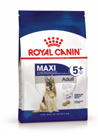 Royal Canin Maxi Adult 5+ сухой корм для собак крупных пород от 5 до 8 лет 4 кг