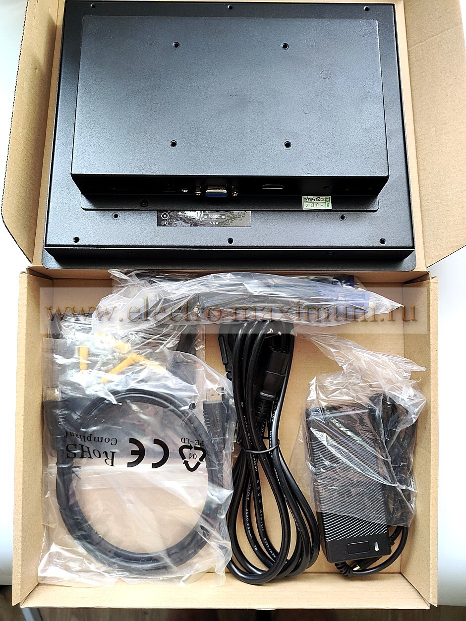 Промышленный ЖК монитор 10" VGA + HDMI