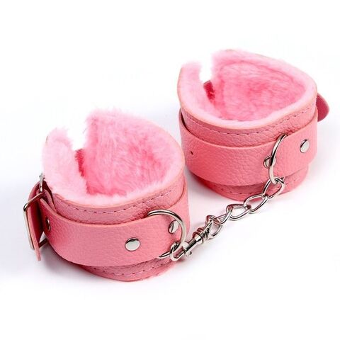 Стильные розовые наручники с мягкой подкладкой - Сима-Ленд Страна Карнавалия 9100147