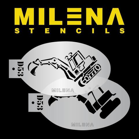 Трафарет Milena D53