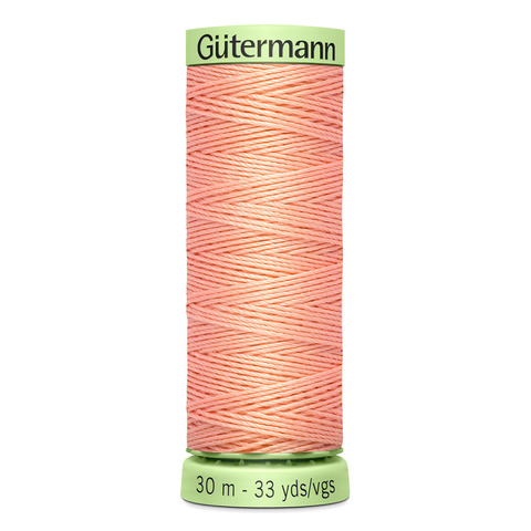 Нить Top Stitch 30/30 м для декоративной отстрочки, Gutermann, 586 спелый персик