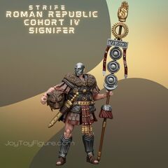 Фигурка Сигнифер Когорты IV масштаб 1/18 Roman Republic JoyToy