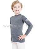 Терморубашка из шерсти мериноса Norveg Soft Grey детская