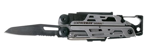 Мультитул Leatherman Signal Black&Silver, 19 функций, нейлоновый чехол (832625) | Multitool-Leatherman.Ru