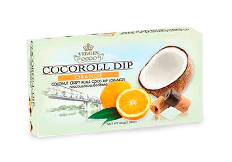 Конфеты "Коко-роллы с шоколадом и апельсином", 60г