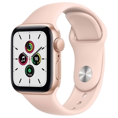 Смарт-часы Apple Watch SE 44mm Gold Aluminum Case with Pink Sand Sport Band (MYDN2RU/A)