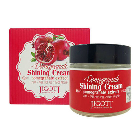 Jigott Pomegranate Shining Cream - Крем для сияния кожи с экстрактом граната