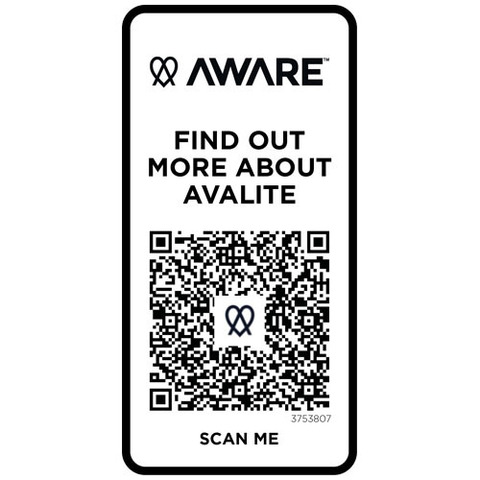 Avalite футболка унисекс Aware™ из переработанных материалов с коротким рукавом