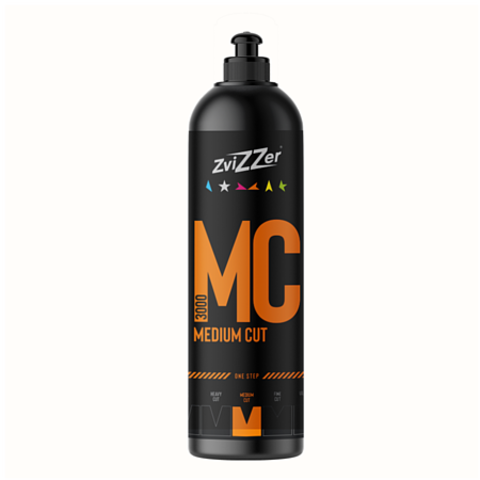 Zvizzer Medium Cut 3000, 750 мл - Среднеабразивная полировальная паста