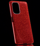 Силиконовый чехол блестящий Sparkle Case Блеск для Xiaomi Poco F3, Mi 11i (Красный)