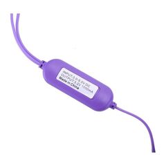 Фиолетовые гладкие виброяйца, работающие от USB - 