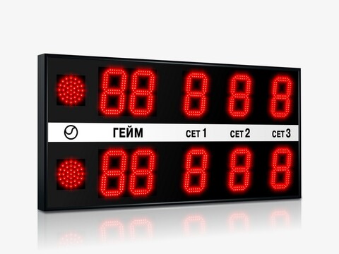 Табло для тенниса Импульс 718-L2xD18x5-S2