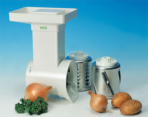 Комплект из трех тёрок-насадок (мюсли, тонкие слайсы и грубое измельчение) для электрической мельницы Jupiter и ручной мельницы Messerschmidt