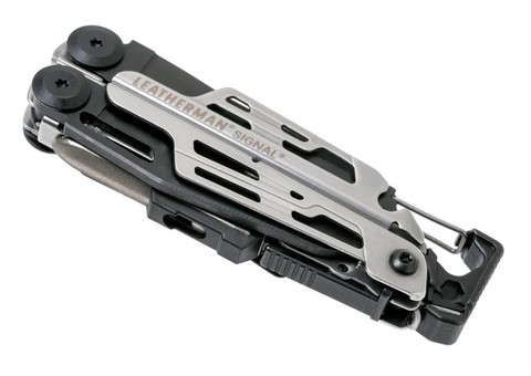 Мультитул Leatherman Signal Black&Silver, 19 функций, нейлоновый чехол (832625) | Multitool-Leatherman.Ru