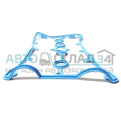 ПРОКЛАДКА КЛАПАННОЙ КРЫШКИ DOHC NEXIA; LACETTI, CRUZE, AVEO ДВИГ D3 (Т-образная в алюм крышку, синяя) UXCLENT
