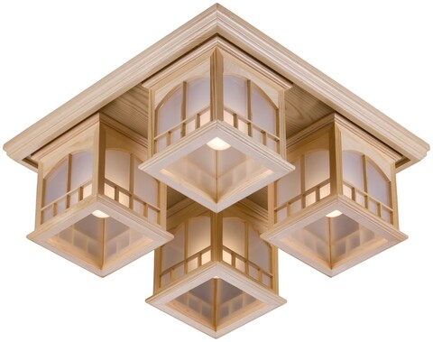 Светильник потолочный Velante Wooden 513-717-04