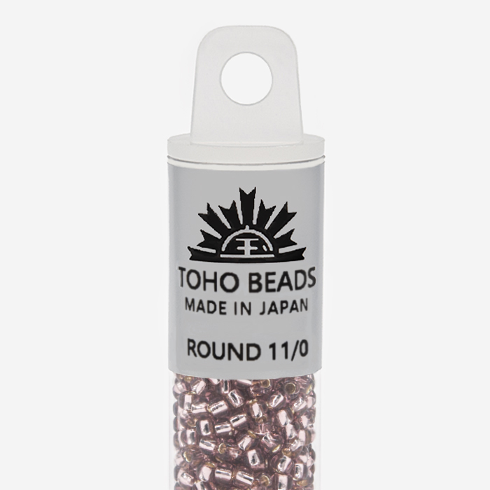 Японский бисер TOHO Round 11/0 (№26), с внутренним серебрением, прозрачный