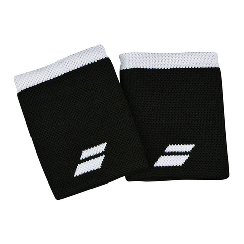 Набор напульсников Babolat LOGO JUMBO WRISTBAND (10x8см) Black/White