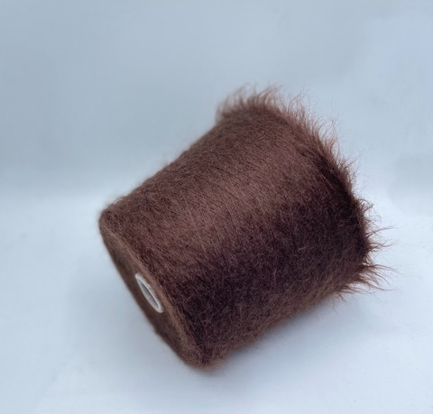 Gruppo Filpucci (пр.Италия), art. TopKid, 1000м/ 100 гр. 67% Суперкид мохер, 3% Шерсть, 30% Полиамид, цвет-Коричневый арт.27908