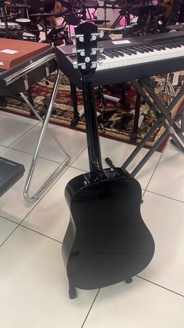 FENDER CD-60S Black WN акустическая гитара, цвет черный
