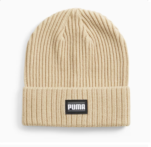 Шапка Puma Ribbed Classic Cuff Beanie Sand Dune