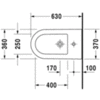 Биде напольное Duravit Darling New 2251100000