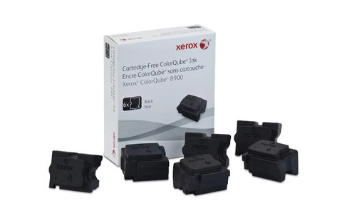 Оригинальный набор картриджей (твердые чернила) Xerox 108R01025, черные (6шт)