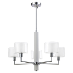 Подвесная люстра Crystal Lux MAESTRO SP-PL5 CHROME