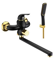 Смеситель для ванны с плоским поворотным изливом LEMARK SWAN – LM5451BG