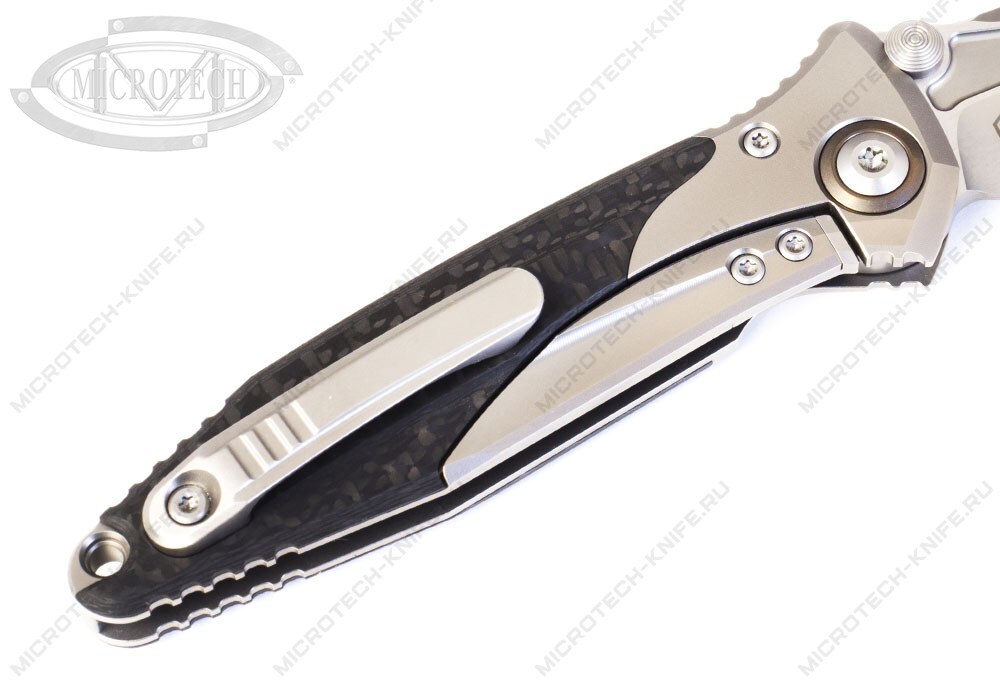 Нож Microtech Socom Bravo 261-8CFTI Partially Serrated Tanto Bronze Collar - фотография 