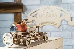 Автоцистерна (Ugears) - Деревянный конструктор, сборная механическая модель, 3D пазл