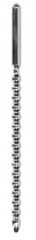 Серебристый стимулятор уретры из металла Urethral Sounding Metal Stick - 9 см. - 