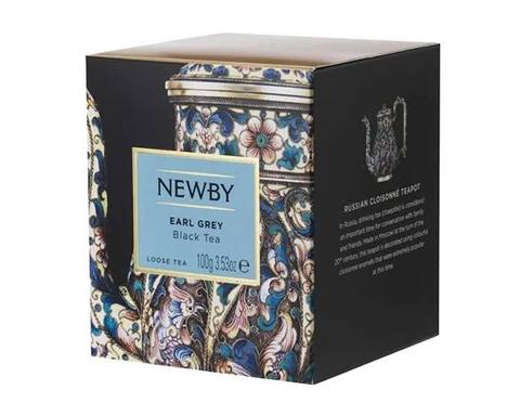 Чай черный листовой Newby Heritage Earl grey, 100 г