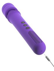 Фиолетовый вибромассажер Rechargeable Power Wand - 