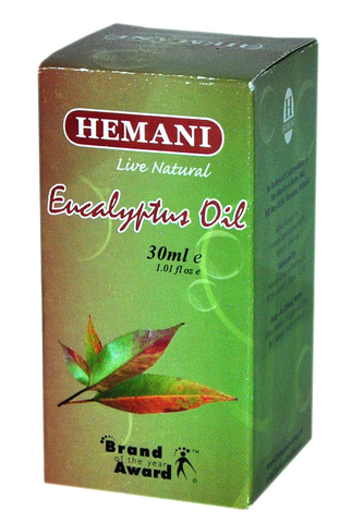 EUCALYPTUS OIL, Hemani (Масло ЭВКАЛИПТА, Хемани), 30 мл.