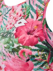 Топ теннисный Lotto Flamiflower Tank + Bra - print