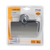 Бумагодержатель с крышкой хром Fixsen Comfort Chrome (FX-85010)