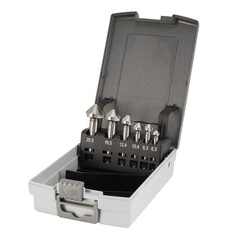 Набор зенковок 90° 6,3-20,5мм DIN335C 3z HSSE-Co5 6шт H-Tools 102152EHT