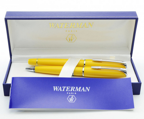 Ручка перьевая Waterman Charleston Citrine Yellow CT, M (S0117630)