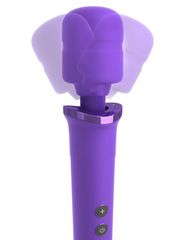 Фиолетовый вибромассажер Rechargeable Power Wand - 