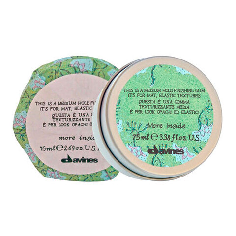 Davines More Inside Medium Hold Finishing Gum - Эластик гель для матовых подвижных текстур