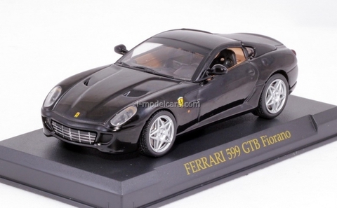 Ferrari 599 GTB Fiorano black 1:43 Eaglemoss Ferrari Collection #6