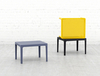 Столик пластиковый журнальный, Siesta Contract Sky Side Table, черный