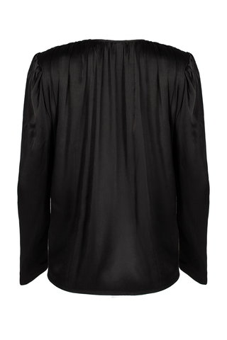 «Draped-detailing blouse» Блуза с драпировками из вискозы.