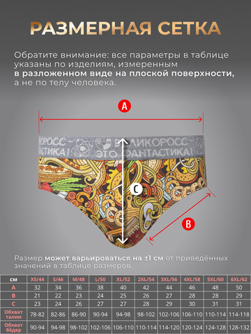 Комплект из 3-х спортивных трусов - «Это Вкусно!»