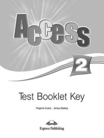 access 2 test booklet key