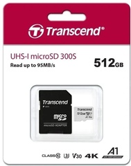Карта памяти Transcend TS512GUSD300S-A 512 Гб