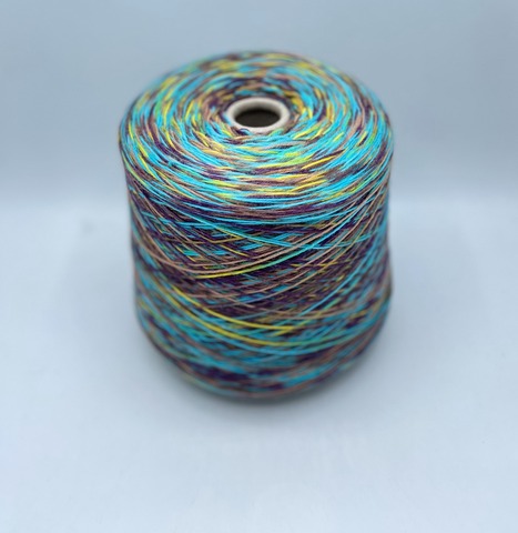 Filati Venezia (пр.Италия),art-Calzetteria, 4/16 400/100гр, 75%Меринос, 25%Полиамид, цвет-Мультиколор(5061), арт-36610